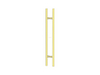 Glass Door Ladder Style Back-to-Back Door Pull Handle 