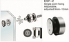 Glass Partition Glass Connector Standoffs 9-12MM