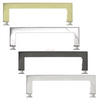 Polished Stainless Mitered 24" Square Grab Bar