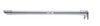 Round Tubing Wall To Glass Support Bar