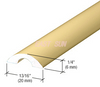 Frameless Shower Door Half-Round Threshold