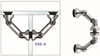 Glass Partition Glass Connector Clamping Connector