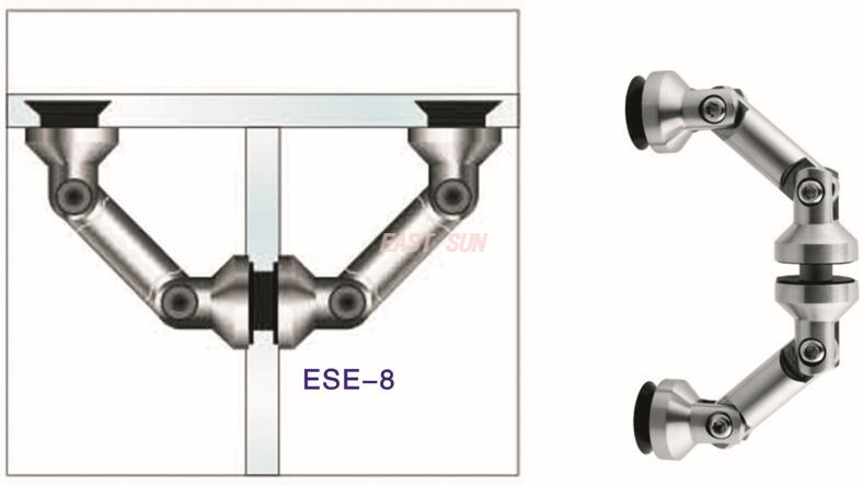 Glass Partition Glass Connector Clamping Connector