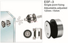 Glass Partition Glass Connector Standoffs 12-15MM