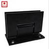 Heavy Duty Matte Black 90 Degree Wall To Glass Shower Door Hinge for 1/2″ – 3/8″ Glass