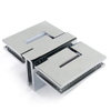 90 Degree Three-way Wall To Glass Shower Door Hinge for 1/2″ – 3/8″ Glas