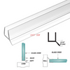 Seal And Wipe (Dual Durometer) For 1/2" (12mm)Glass