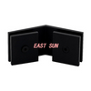  Square 135 Degree Glass-to-Glass Clamp