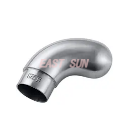  Elbow Balustrade Fittings Handrail End Cover for Railing Handrail Pipe