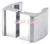Satin Brass Back-To-Back Paddle Knob