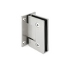 Brush Finish 90 Degree Wall To Glass Shower Door Hinge for 1/2″ – 3/8″ Glass 