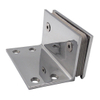 90 Degree Wall Mount Offset Back Plate Wall To Glass Shower Door Hinge for 1/2″ – 3/8″ Glass,