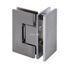 Brushed Nickel Geneva Series 90 Degree Glass-to-Glass Hinge