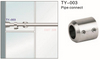 Heavy-duty Sliding Door Pipe Connect