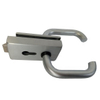 Zinc Alloy Glass door locks hardware Combination Security Lock Safe handle lock for russia