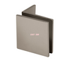 Square Wall Mount Glass Clamps With Small Leg