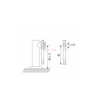 Toilet Partition Fittings Wall To Glass Panel Corner Connector Wholesale Public Toilet Partition Fittings Steel Toilet Connector
