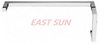 Matte Black "SQ" Series Combination 6" Pull Handle 24" Towel Bar