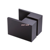 Chrome Back-to-Back Square Finger Pull Knob
