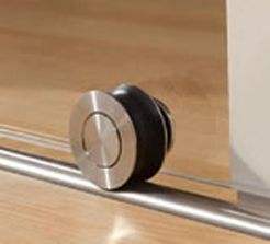 Bathroom Fittings Stainless Steel 304 Glass Sliding Door Roller