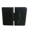 Heavy Duty Matte Black 180 Degree Glass-to-Glass Shower Door Hinges for 1/2″ – 3/8″ Glass