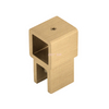 Movable Bracket for 1/4" To 5/16" (6 To 8 Mm) Glass - Square Bar