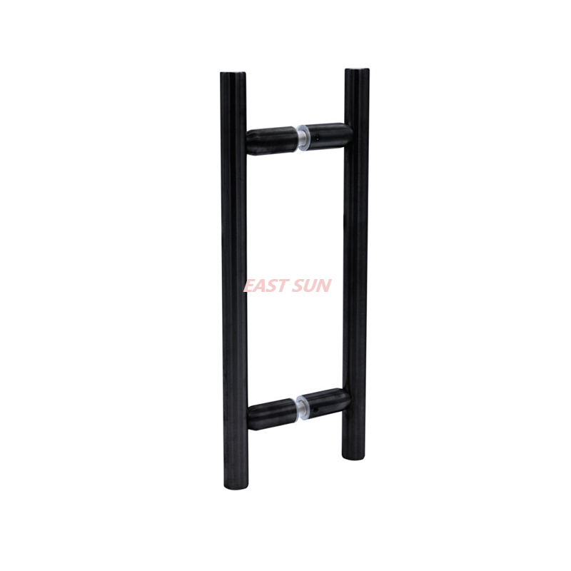 Matte Black 6" Ladder Style Back-to-Back Pull Handle